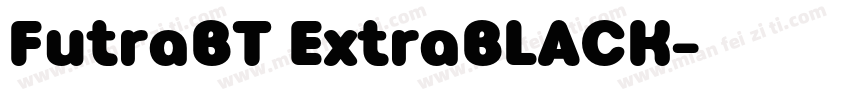 FutraBT ExtraBLACK字体转换
